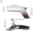Inside Door Handle Repair Kit for W204 X204 (Front Driver Side, Matte Chrome)