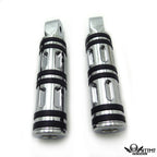 Chrome Edge Cut Footpegs for Suzuki Intruder 1500 LC (1998–2009)