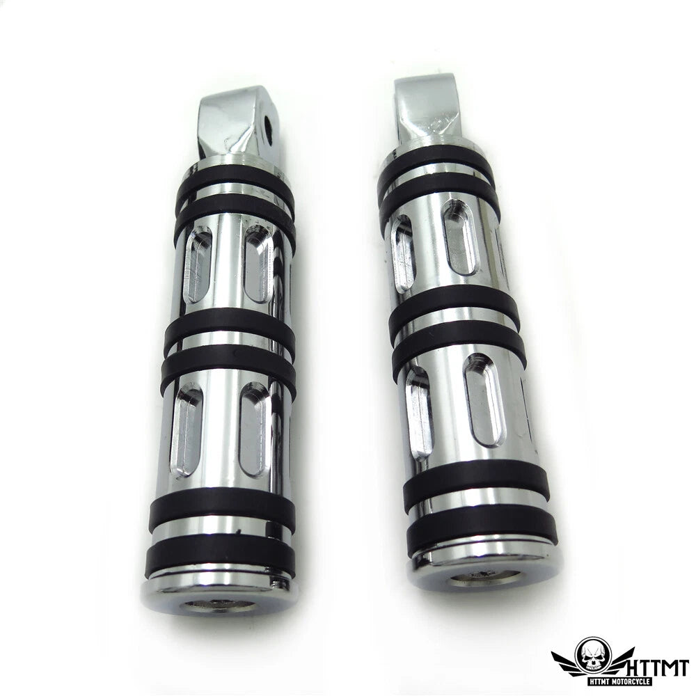 Chrome Edge Cut Footpegs for Suzuki Intruder 1500 LC (1998–2009)