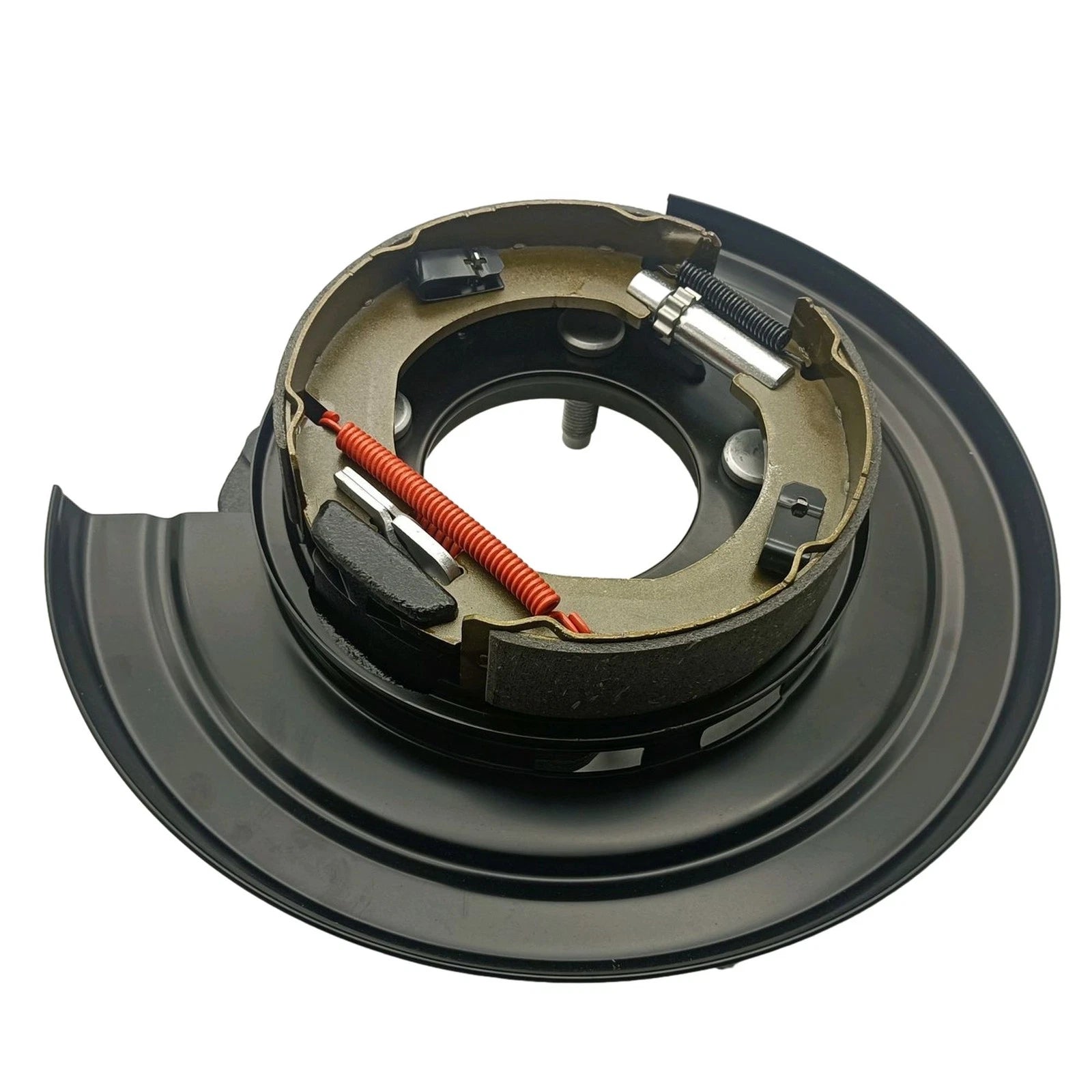 Rear Left Parking Brake Assembly w/ Backing Plate for Ford Excursion F250 F350