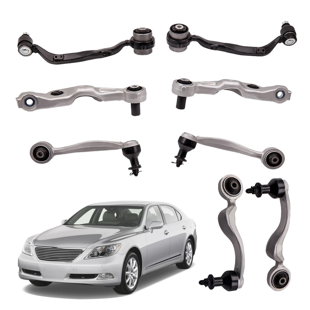 Set of 8 Control Arms for Lexus LS460 RWD (2007–2008)