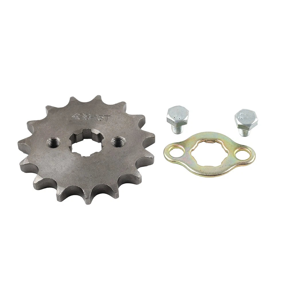 15T Front Sprocket for 110CC 125CC ATV Pit Dirt Quad Bike (428 Chain, 17mm)