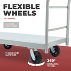Heavy Duty Flat Dolly Cart for Hand Truck (2000lb Capacity)