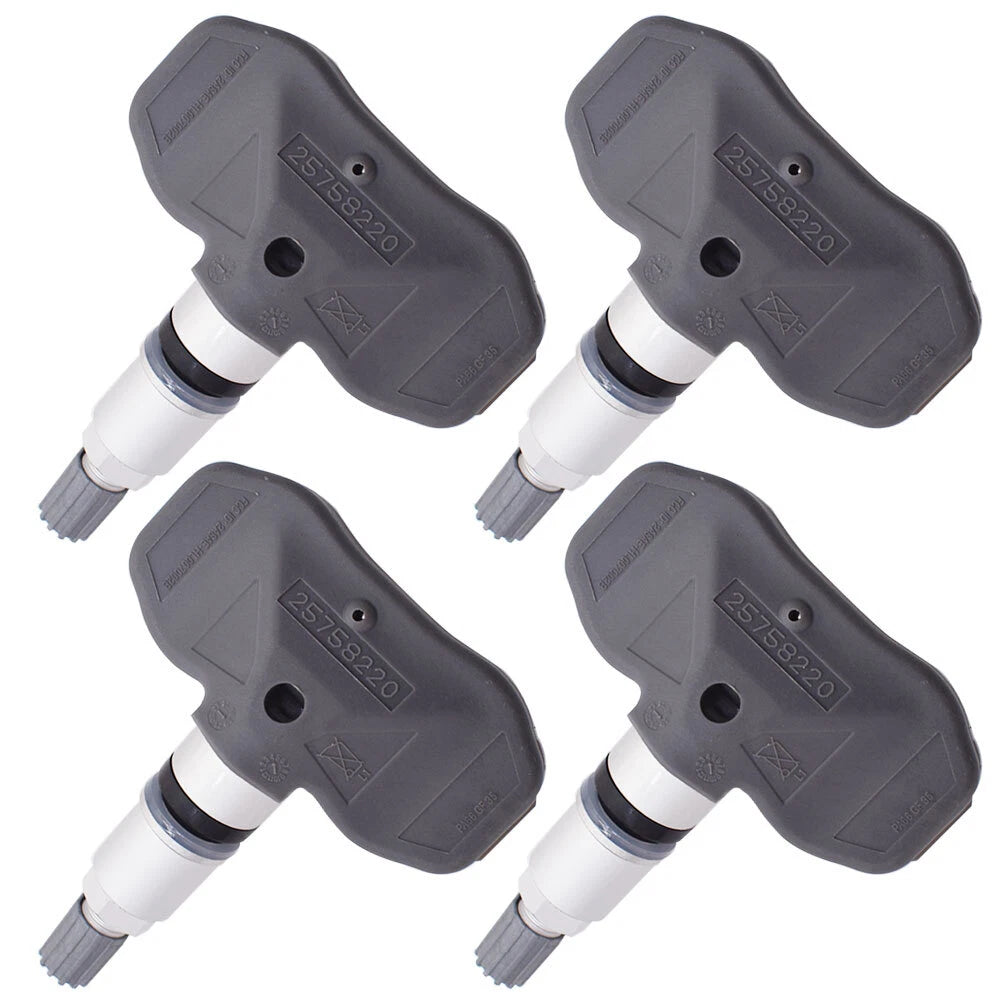 Set of 4 Tire Pressure Sensors for Chevrolet Corvette Cadillac (2004–2009)