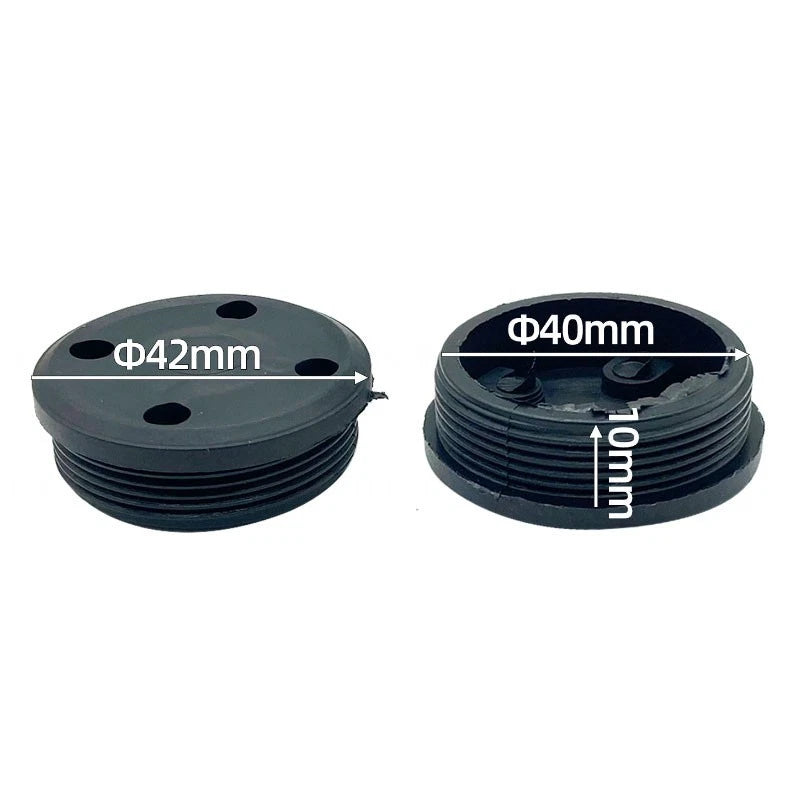 2PCS Black Plastic Oil Cap for Electric Hammer (40mm, 42mm)