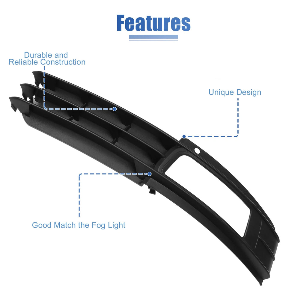 Pair Fog Light Mesh Grille for Audi A6 C6 Avant (2008–2011)