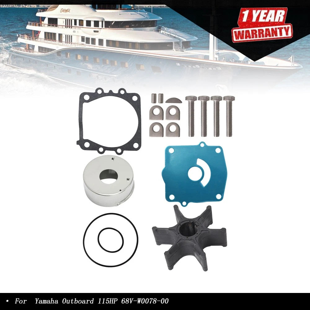 Water Pump Repair Kit for Yamaha Outboard 115HP (Year Range Not Specified)