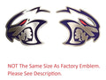 Fender Badge Emblems Stainless Purple Hellcat Redeye for Dodge Challenger (2015–2023)