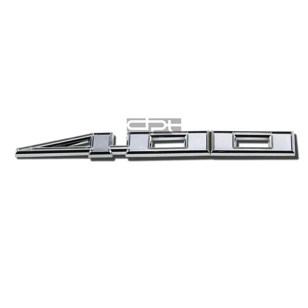Chrome Fender Emblem Badge for GM SBC 400 (1965–1985)