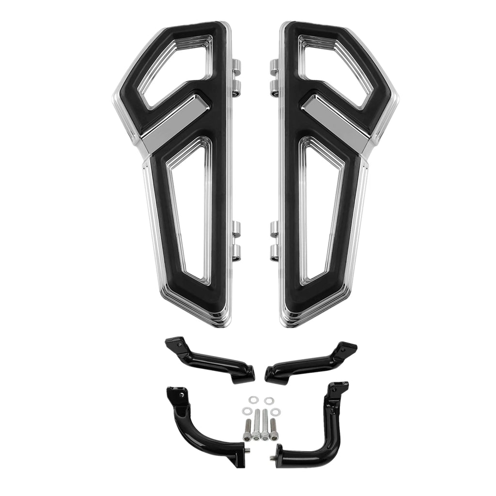 Front Driver Floorboard Footboard & Bracket for Harley Electra Glide (2014–2024)