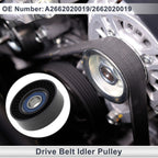 Drive Belt Idler Pulley for Mercedes-Benz A-Class (1997–2014) No.A2662020019