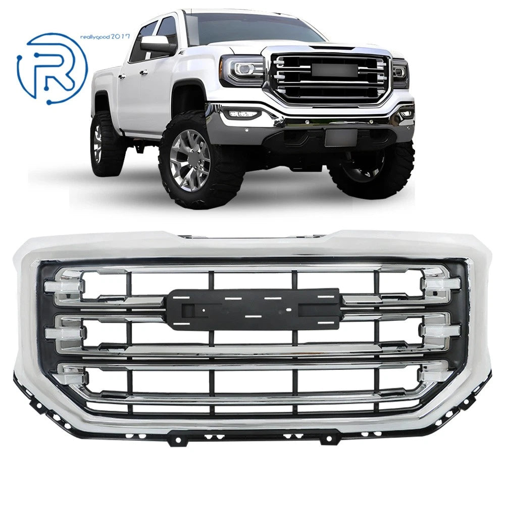 Grill for GMC Sierra 1500 (2016–2019) Chrome Trim