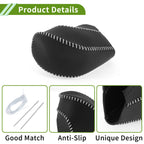 Gear Shift Knob Cover for Toyota Highlander (2008–2013) Black Gray