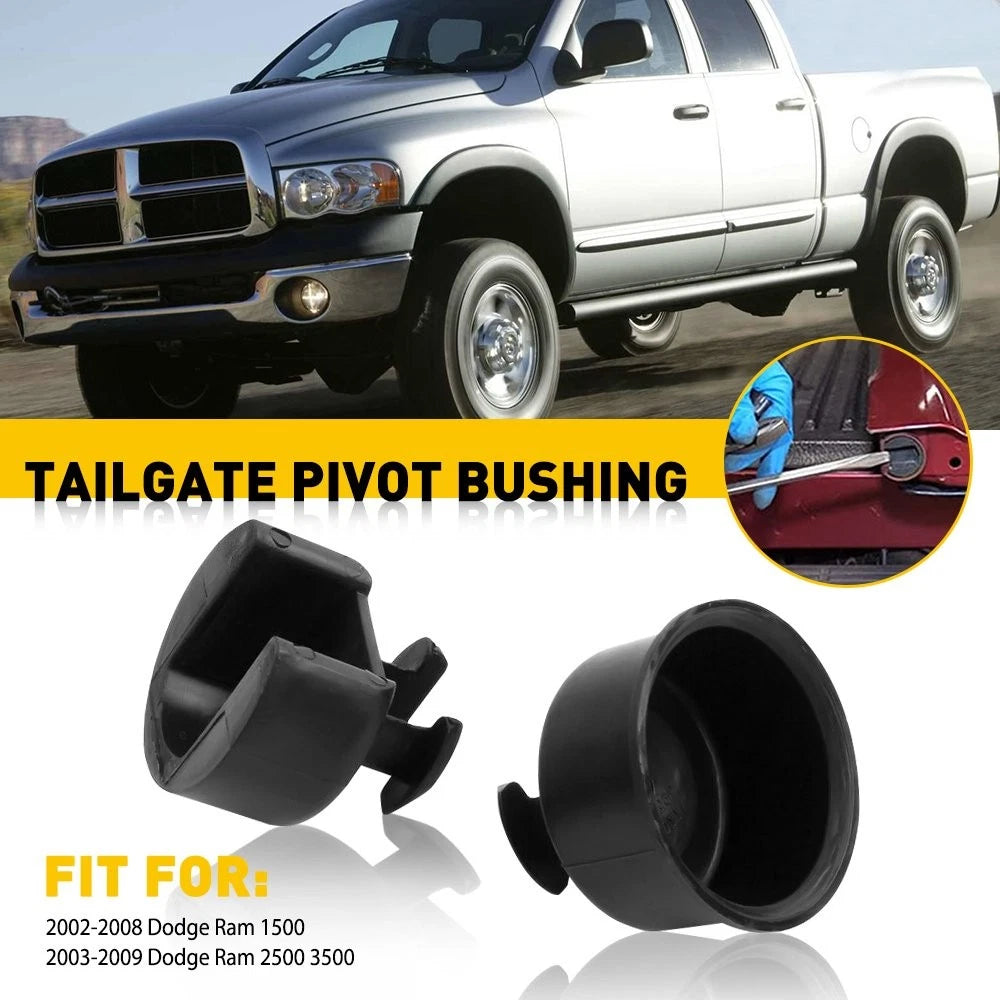 2X Tailgate Pivot Bushing for Dodge 2500 Ram 3500 (2003–2009) 55276077AB
