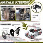 2X Front Left & Right Steering Knuckle for Honda Accord (2008-2012) & Acura TSX (2009-2014)