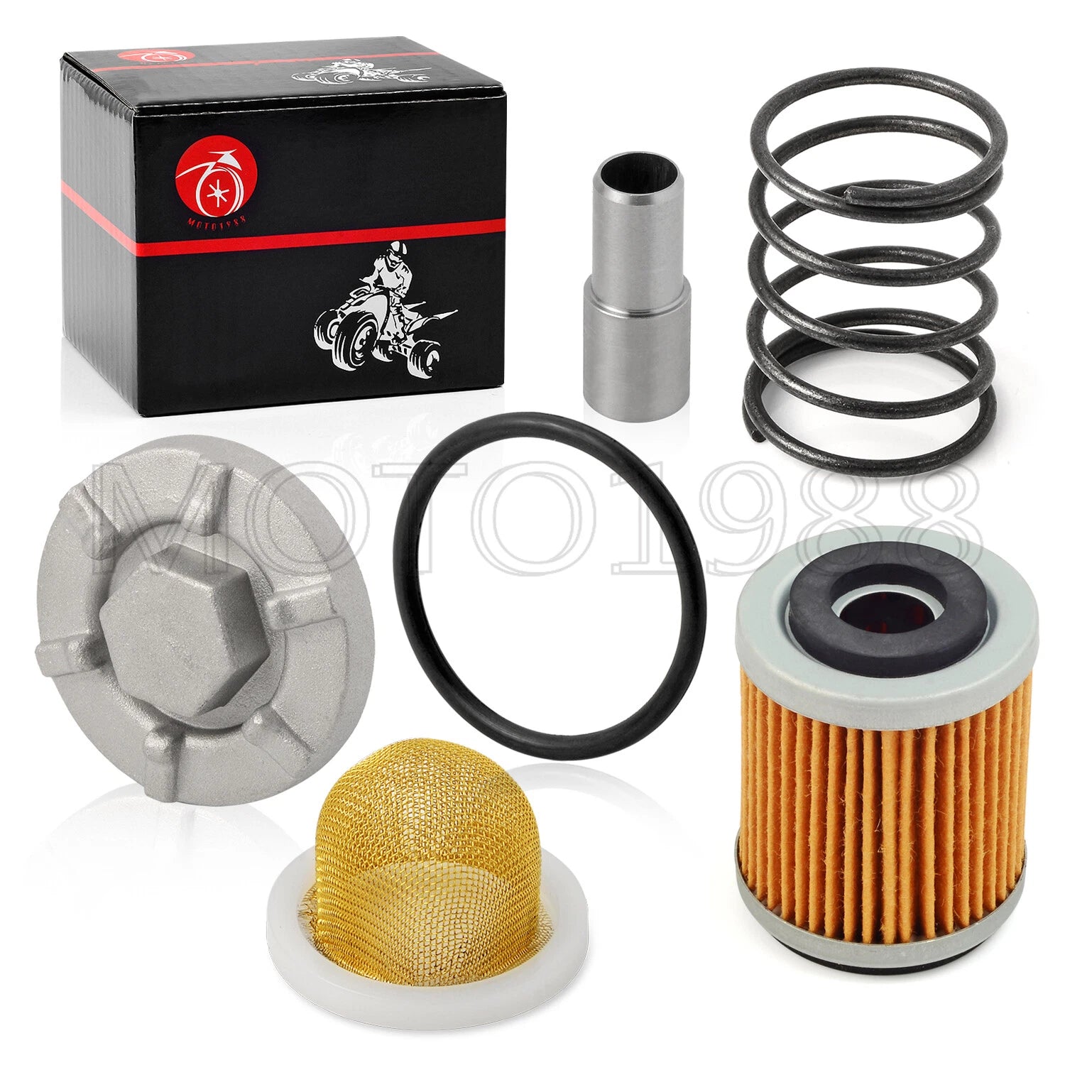 Oil Drain Plug, O-Ring, Strainer for Yamaha Wolverine 350 (1995–2004)