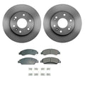 Front Brake Kit Disc Rotors & Ceramic Pads for Cadillac Chevy GMC (2010–2020)