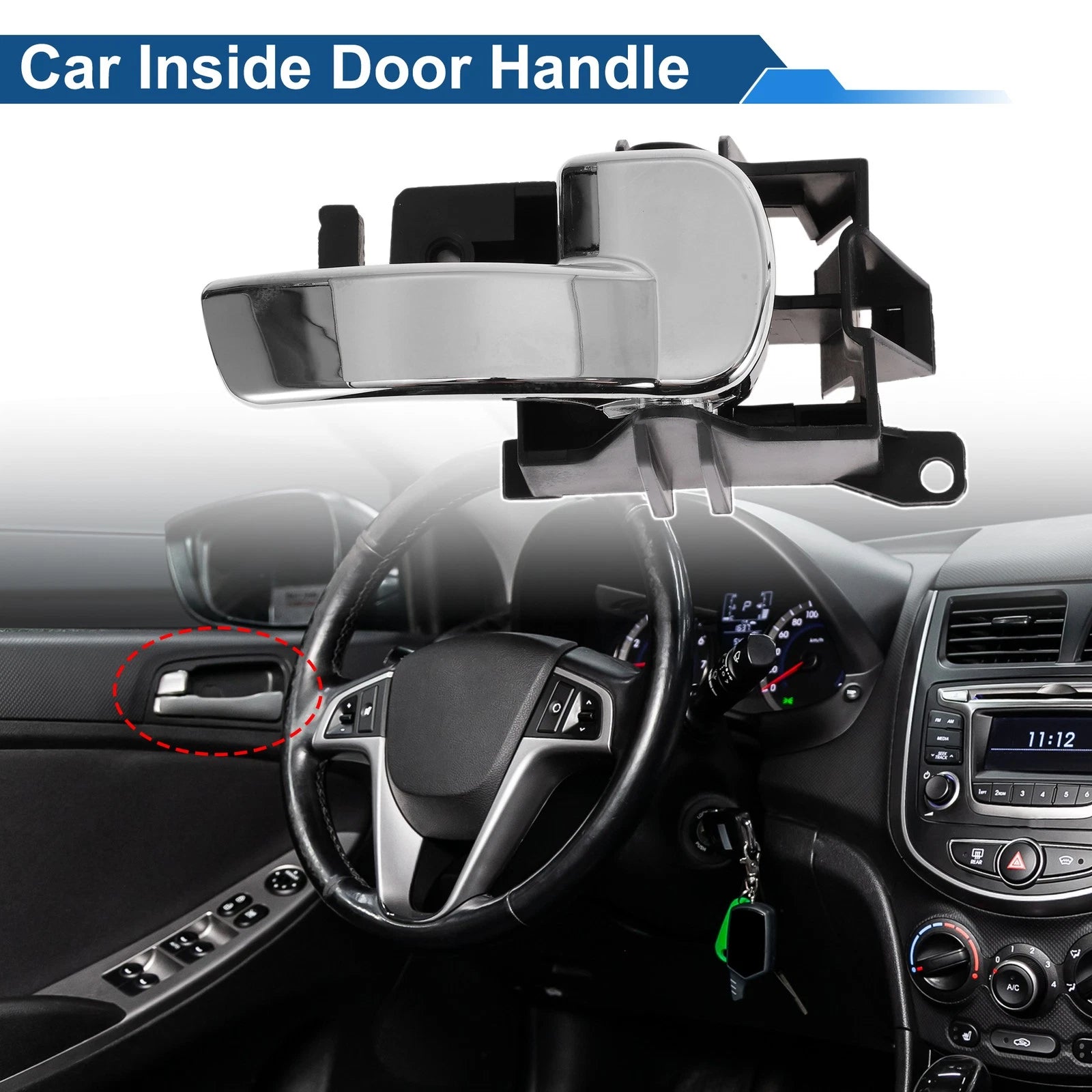 Front Driver Side Interior Door Handle for Nissan Pathfinder R51 (2005–2012) No. 806704X02B