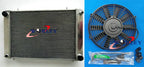 62MM Aluminum Radiator + Fan for Triumph TR8 3.5L V8 (1978-1981)