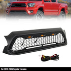 Matte Black Honeycomb Mesh Grille with LED Light for Tacoma (2012â2015)