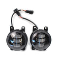 Dual Color White/Yellow LED Fog Light Kit for Honda Nissan Subaru Ford