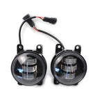 Dual Color White/Yellow LED Fog Light Kit for Honda Nissan Subaru Ford