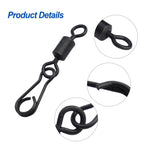 Set of 4 Quick Change Swivels for Fishing Tackle Carp Rig Clips