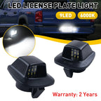 Bright Super White LED License Plate Lights for Dodge Dakota (1997–2011)