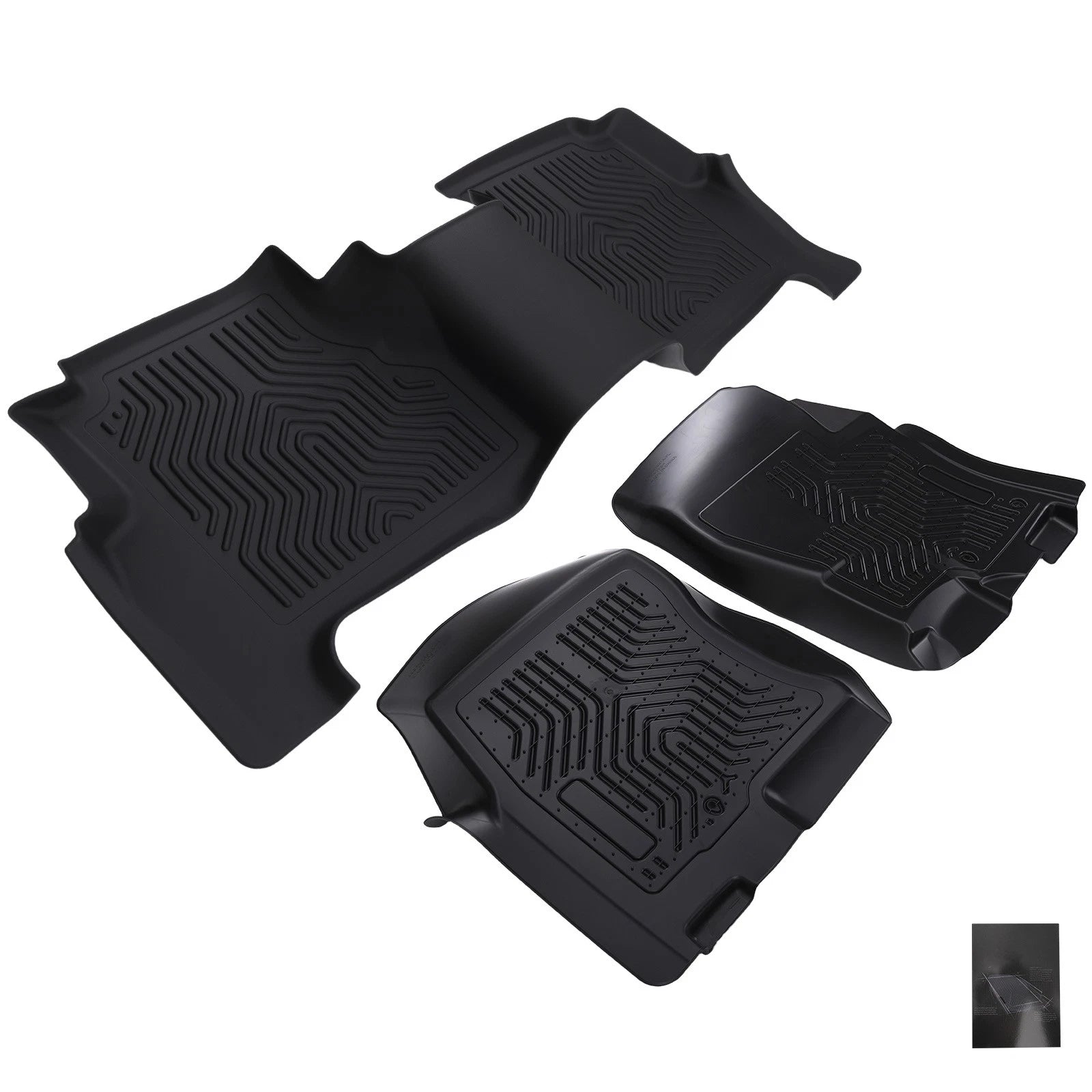 Set of 4 Anti-Slip Floor Mats for Nissan Frontier Crew Cab (2008–2021)