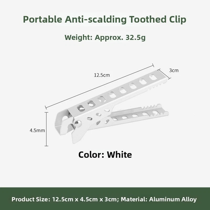 Heat Resistant Tongs for BBQ Cooking and Picnic Use