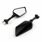 Set of 2 Black Rear View Mirrors for Kawasaki Ninja 250R EX250 (2008–2013) T9