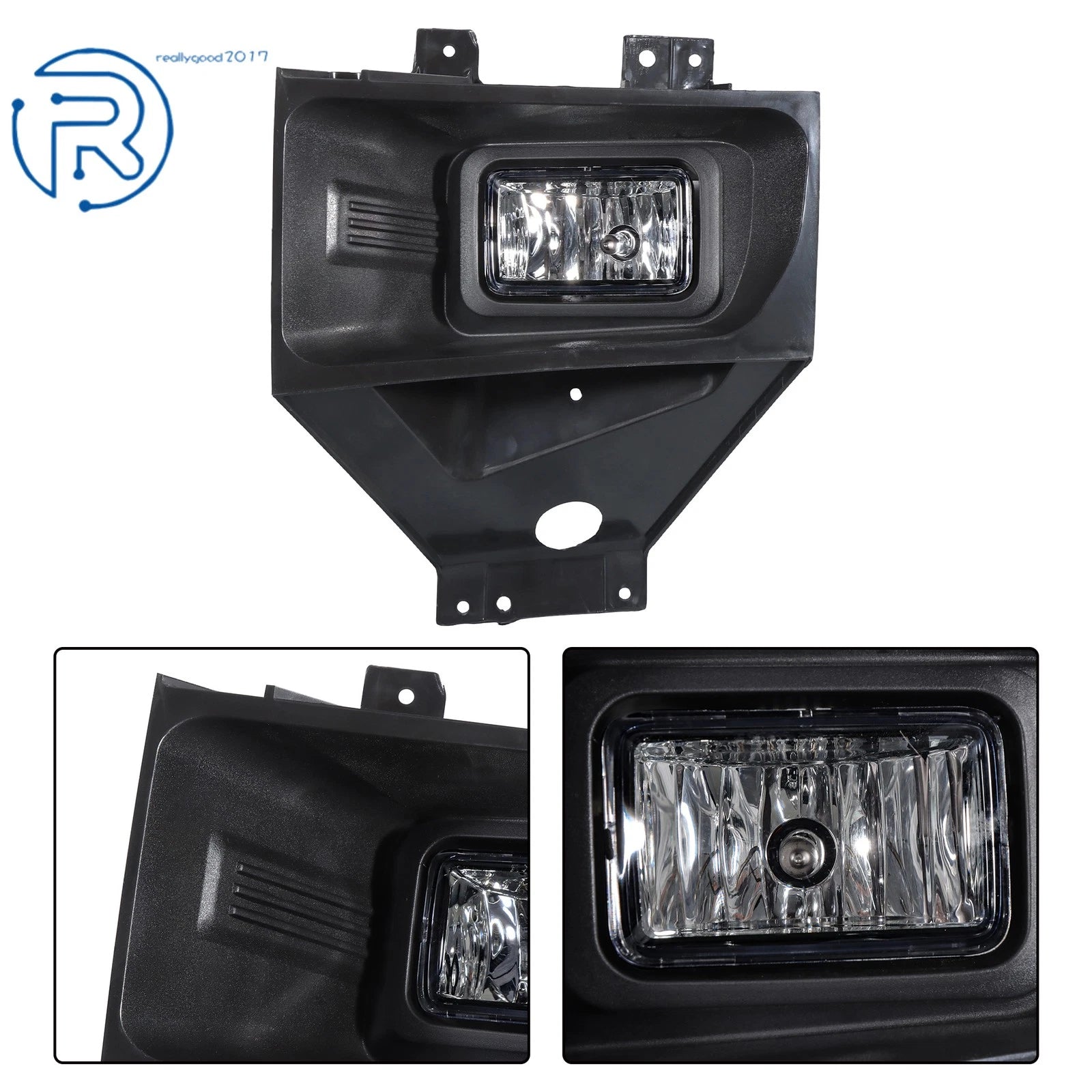 Halogen Fog Lights Set for Ford F250/F350/F450 SuperDuty (2017–2019)