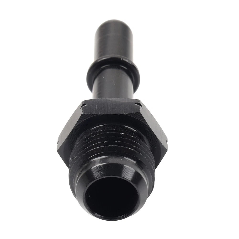 8AN Male to 3/8" Male EFI Fuel Rail Fitting for SAE Quick-Disconnect
