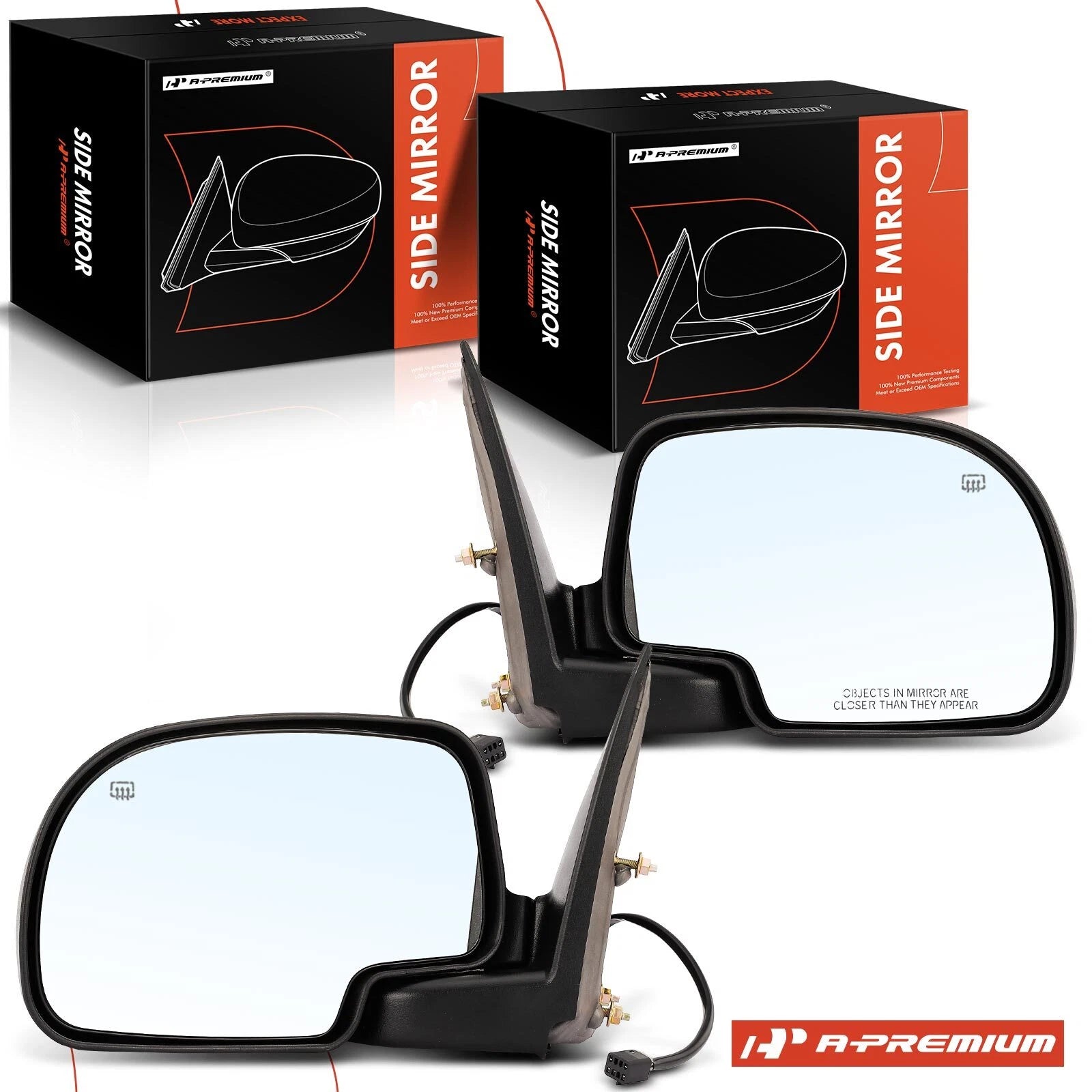 Power Mirror Pair for Chevrolet Silverado Tahoe GMC (2007–2014)