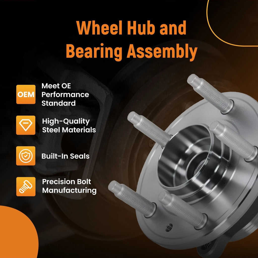 Rear Wheel Hub & Bearing for Ford Taurus X (2008–2009) WH512299 5 Bolt