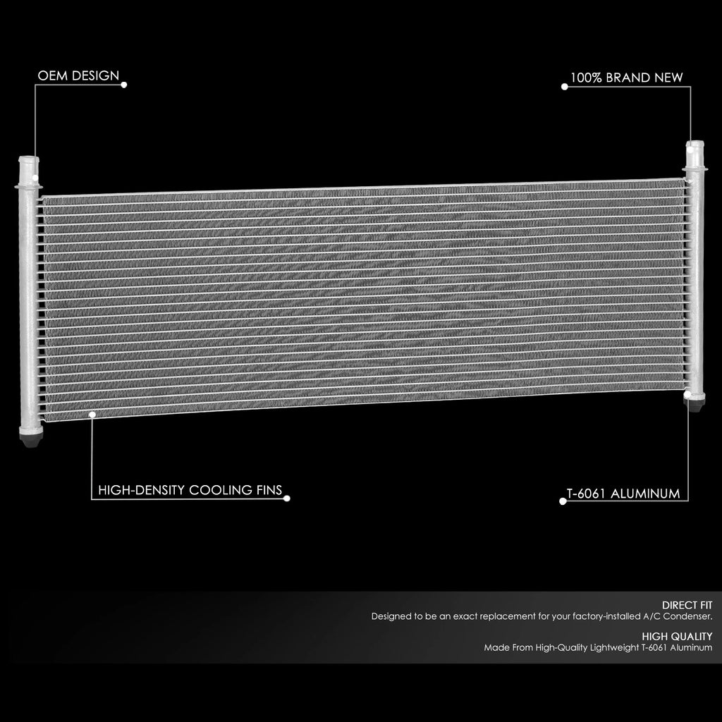 A/C Condenser for Tesla Model X (2016–2021) - Factory Style Aluminum