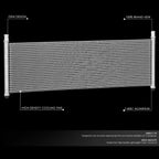A/C Condenser for Tesla Model X (2016–2021) - Factory Style Aluminum
