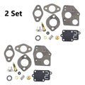 2X Carburetor Repair Kit for Briggs & Stratton 3-5HP Engine (494624, 495606)