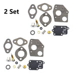 2X Carburetor Repair Kit for Briggs & Stratton 3-5HP Engine (494624, 495606)