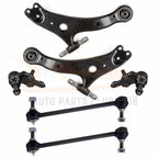 Set of 6 Lower Control Arms Sway Bar Links for Toyota Camry (2002–2006)