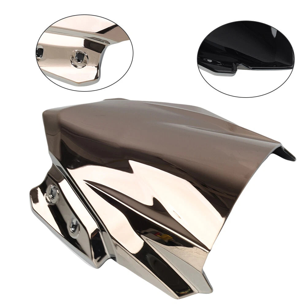 Silver Front Windscreen Deflector for Kawasaki Z650 (2017–2019)