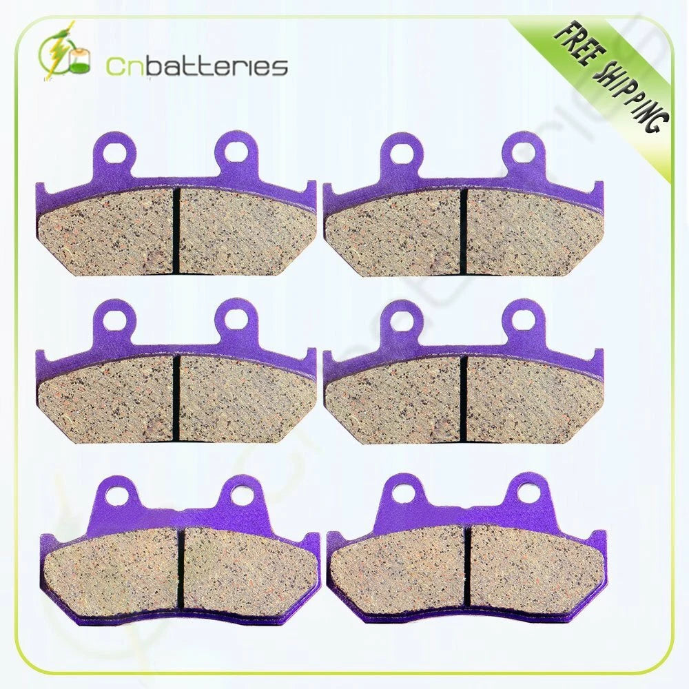 Front & Rear Brake Pads for Honda GL1500I Interstate Goldwing (1988–2000) Carbon Fiber