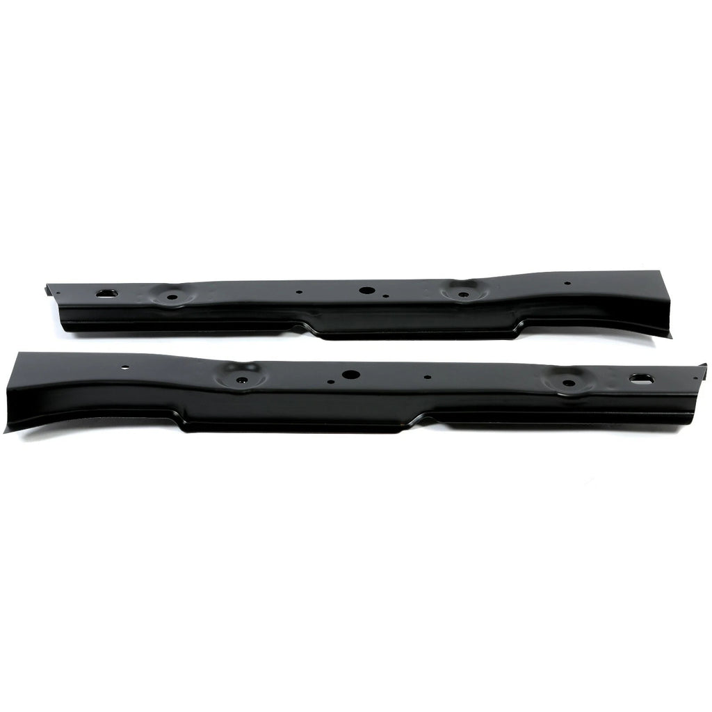 Pair of Black Steel Floor Pan Supports for Jeep Wrangler TJ (1997–2006)