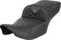 Saddlemen Roadsofa Extended Reach Seat for Motorcycle (Without Backrest)