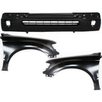 Bumper Cover Kit for Tacoma (1998–2000) with Fog Light Holes, 2pc