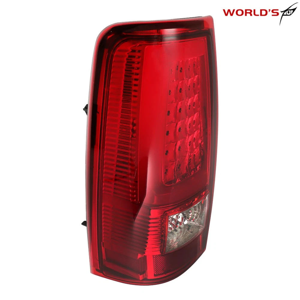 Set of 2 Red LED Tail Lights for Chevy Silverado 1500 2500 (2003–2006)