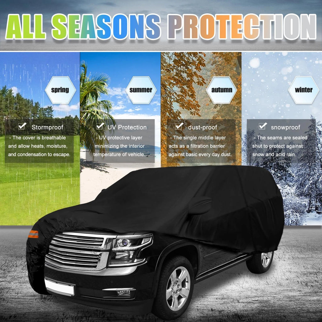 SUV Car Cover for Chevrolet Tahoe (2000–2023) - Sun Rain Dust Snow Protection
