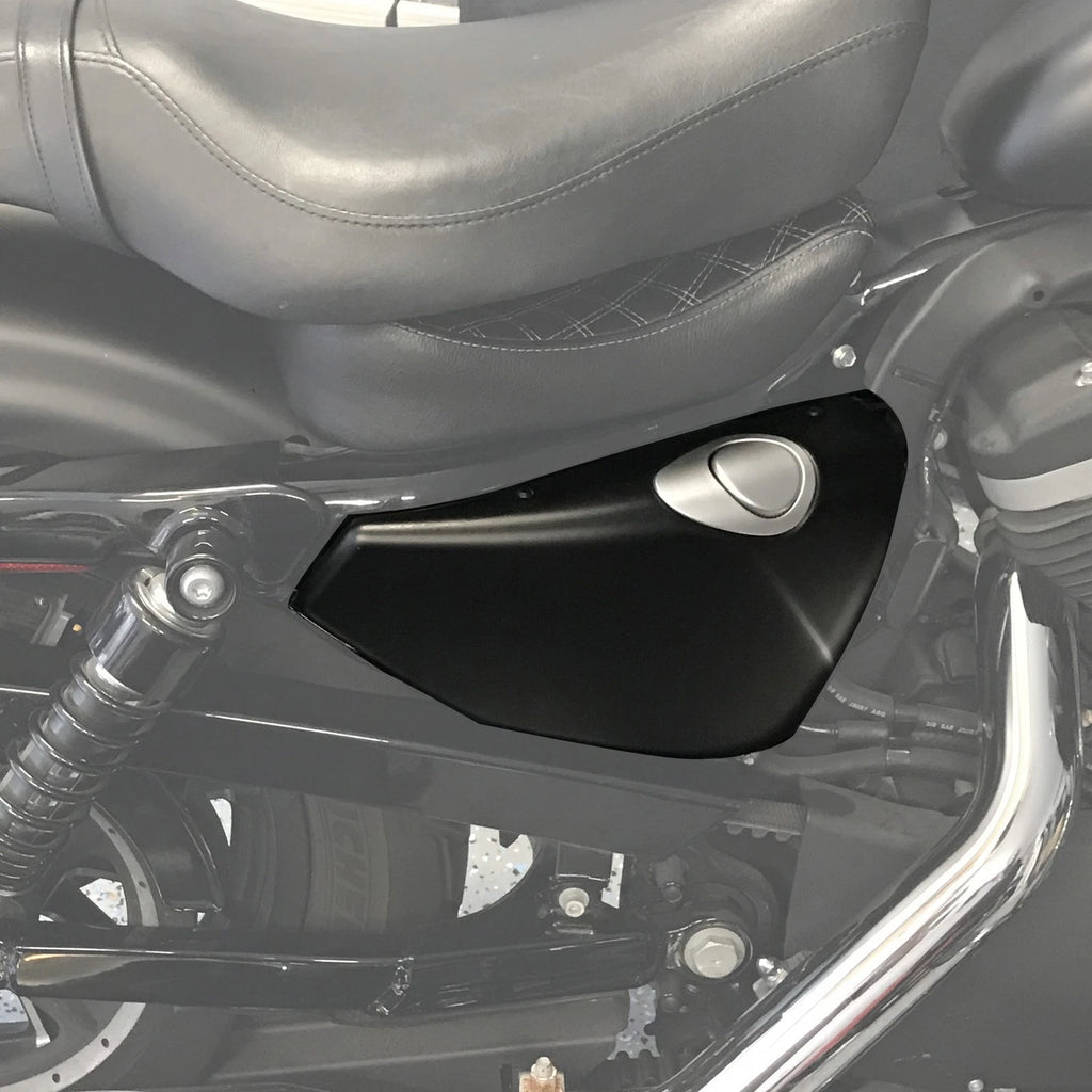 Matte Black Right Side Battery Cover for Harley Sportster XL883 XL1200 (2014–2022)