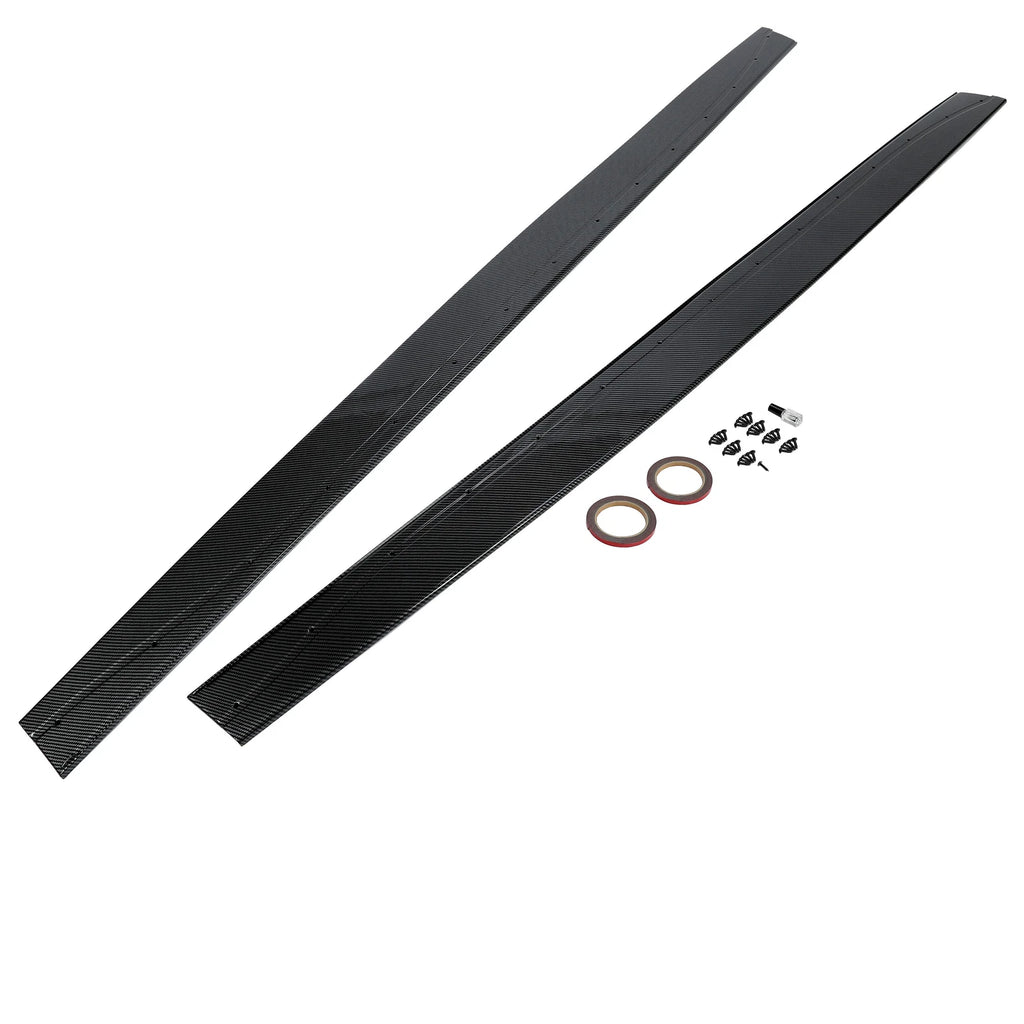Carbon Fiber Side Skirts Panel Extension for BMW F82 F83 M4 (2015–2020)