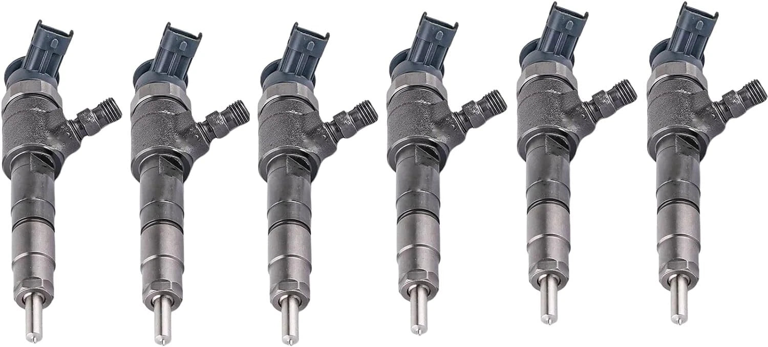 6X Fuel Injector 0445110340 AV2Q9F593BA AV6Q9F593 for Ford (Common Rail)